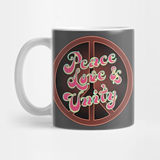 Peace Love & Unity Mug